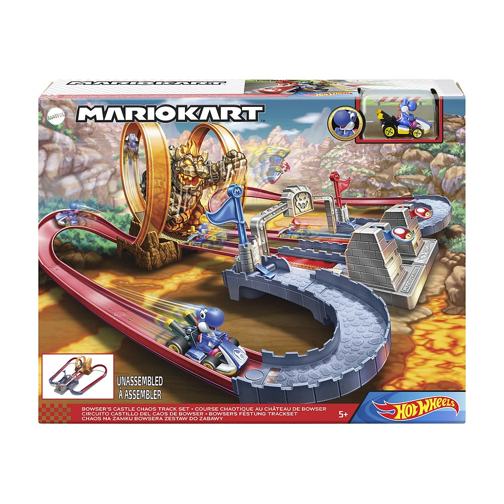 Hot Wheels Mario Kart Pista Castillo De Bowser Mattel