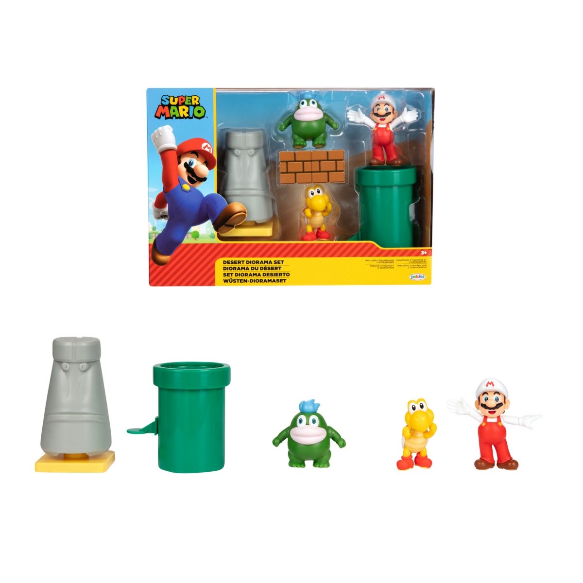Nintendo 6 Cm  Diorama Desierto Set