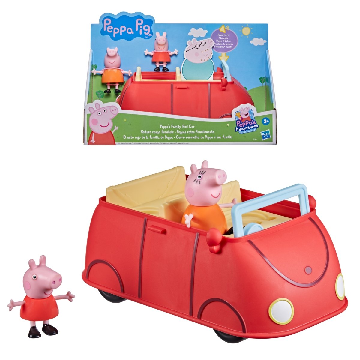 Peppa Pig Auto Rojo Familiar