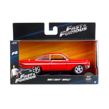 Vehículo R Y F8 1961 Chevrolet Impala 1:32 Jada