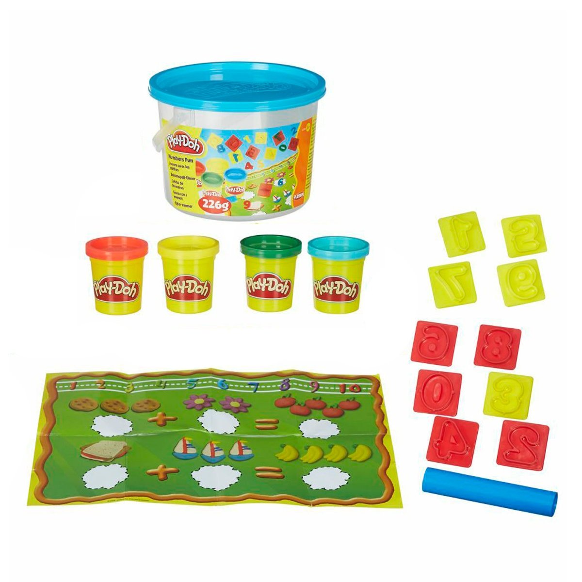 Play Doh Mini Balde - Numeros