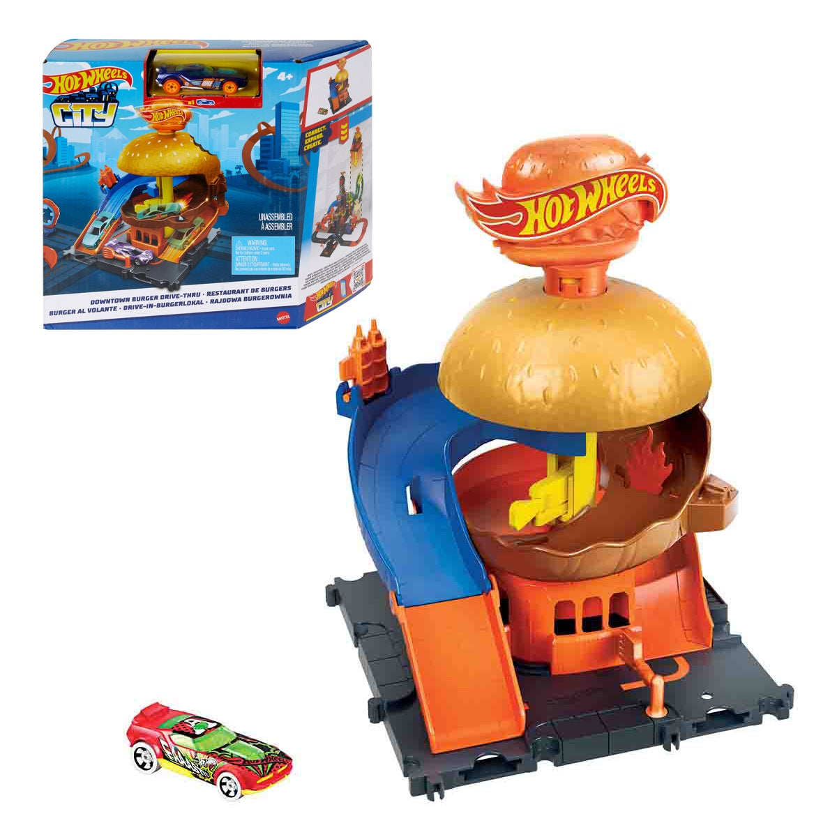 Hot Wheels City Tienda De Hamburguesas