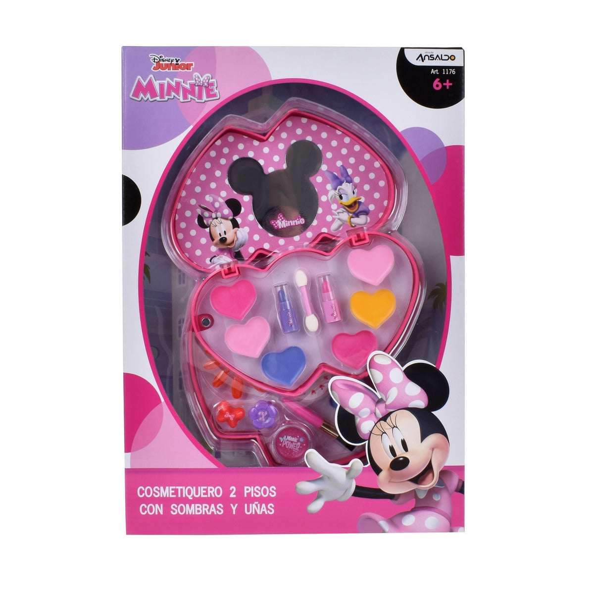 Cosmetiquero 2 Pisos Minnie