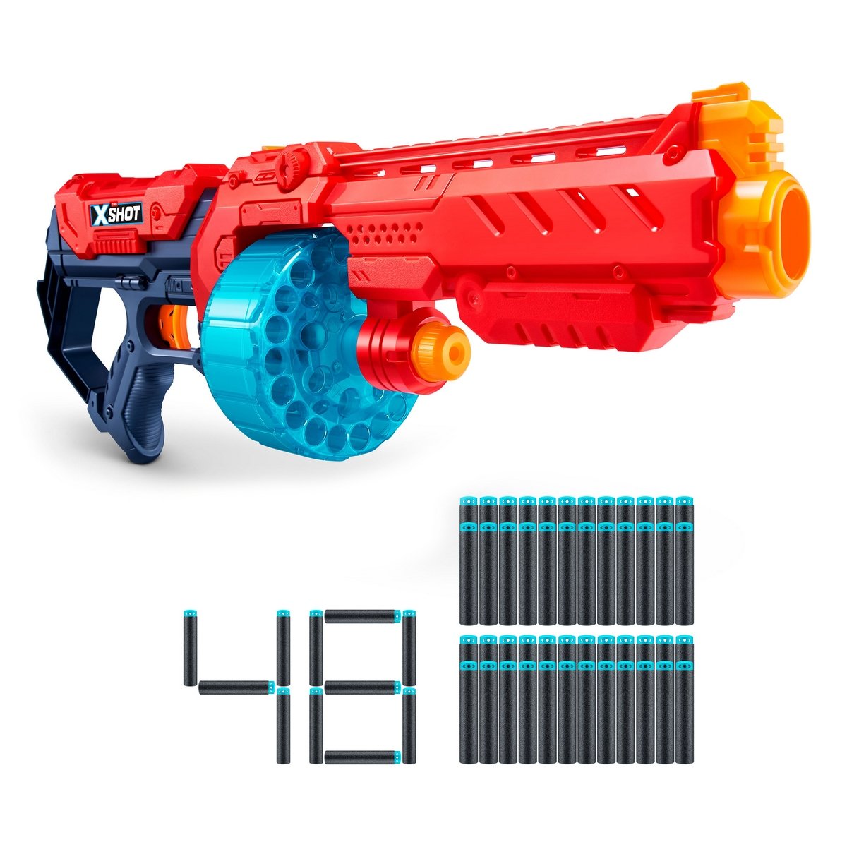 
                        Lanzador Turbo Fire Con 48 Dardos X-Shot
                      
