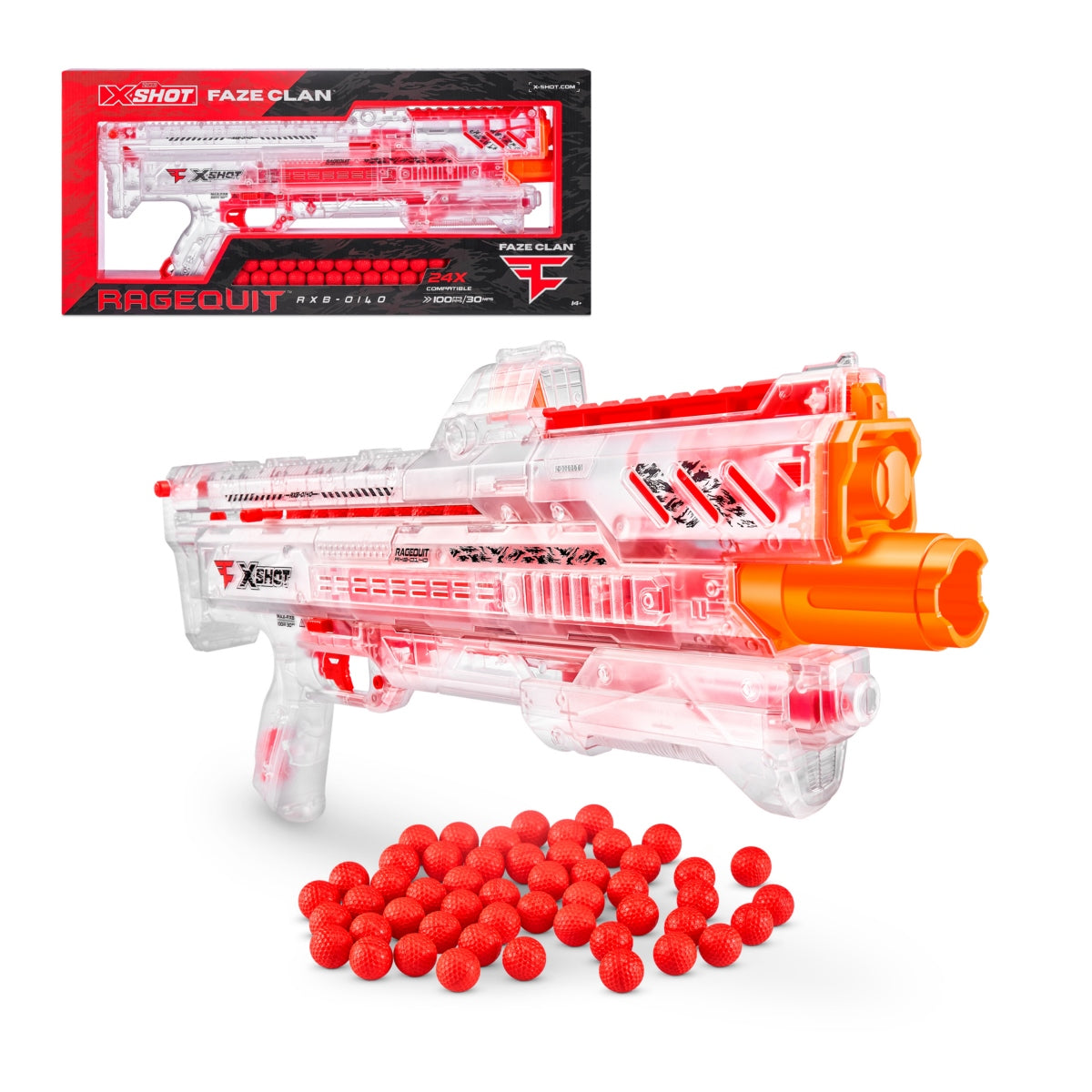 Lanzador Transparente Orbit Con 24 Pelotas X-Shot Chaos - Faze Clan Categoría: Lanzadores dardos - agua y más Tipo producto:  Armas y artilugios de juguete