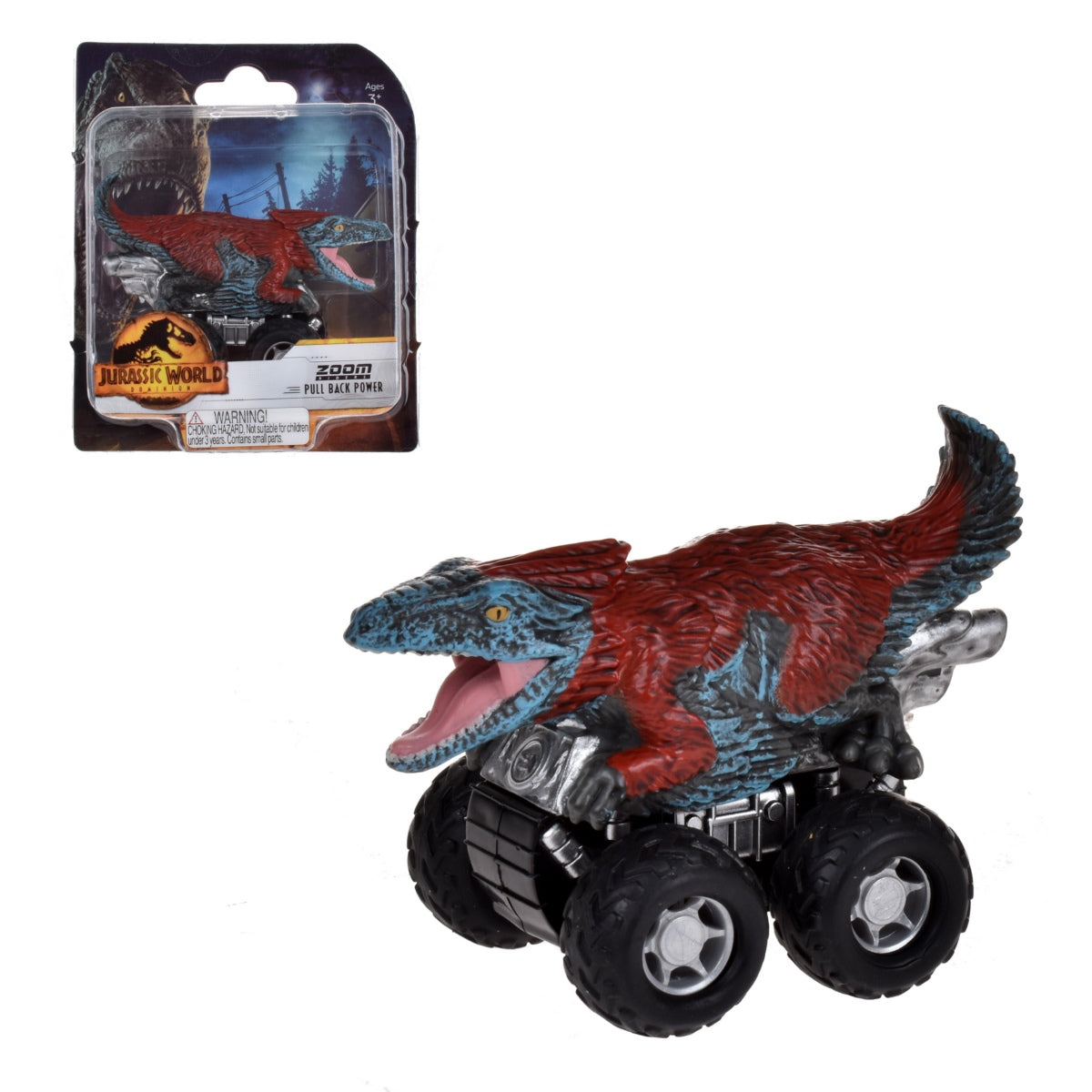 Dinosaurio Vehiculo Pullback Jurassic World Dominion - Pyroraptor