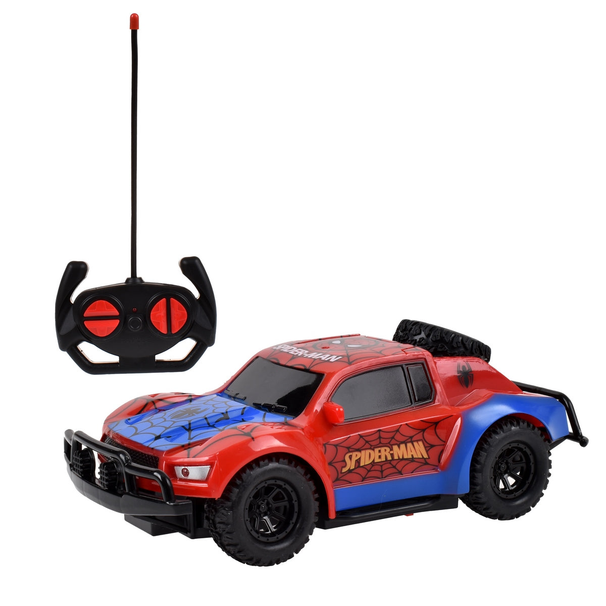 Camioneta Radio Controlada R/C De 20 Cms Con Luces Marvel - Spiderman