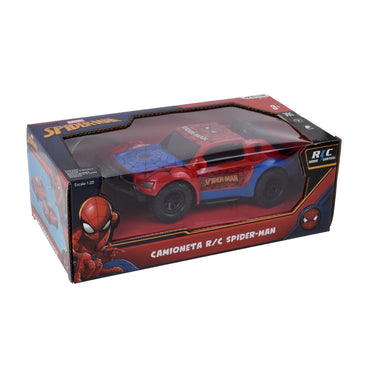 Camioneta Radio Controlada R/C De 20 Cms Con Luces Marvel - Spiderman