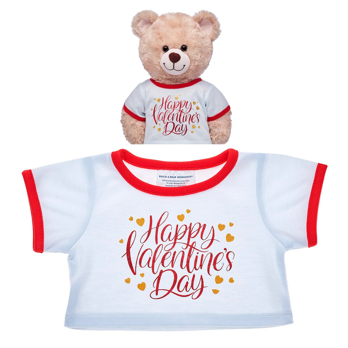 Polera Blanca San Valentin