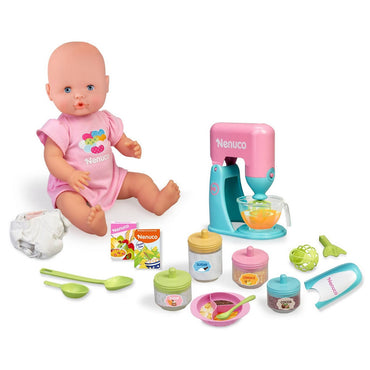Muñeca Nenuco De 35 Cms Con Super Set De Cocina