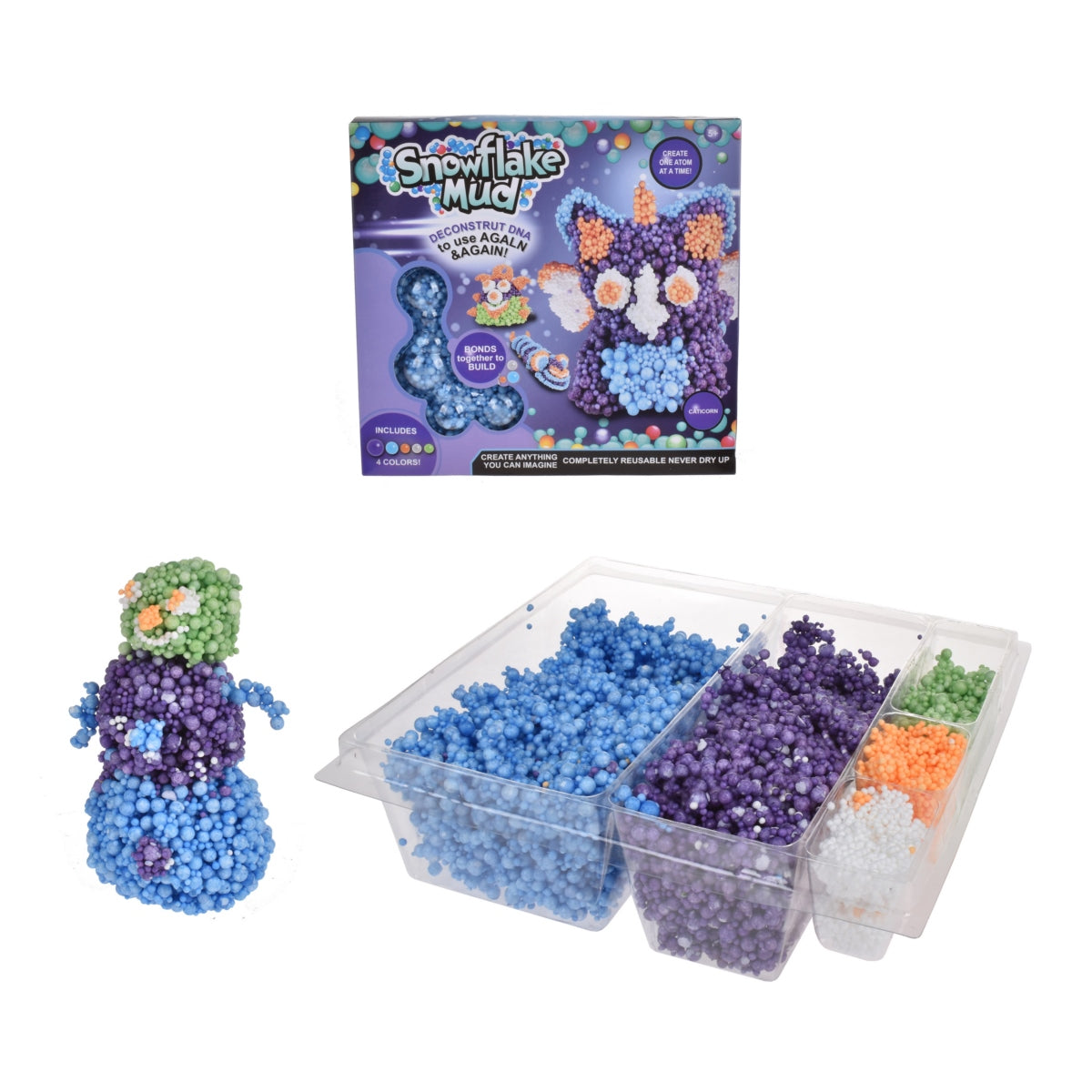 Crea Figuras Con Nieve De Fantasia De Colores