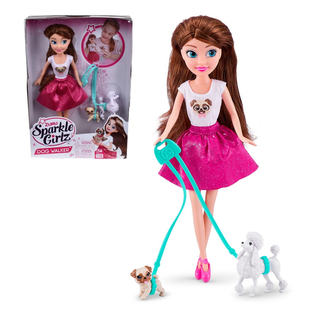 Muñeca 27 Cms Con 2 Perros Y Caminador Para Llevar Sparkle Girlz De Zuru Categoría: Fashion dolls Tipo producto:  Accesorios para muñecas y muñecos de acción