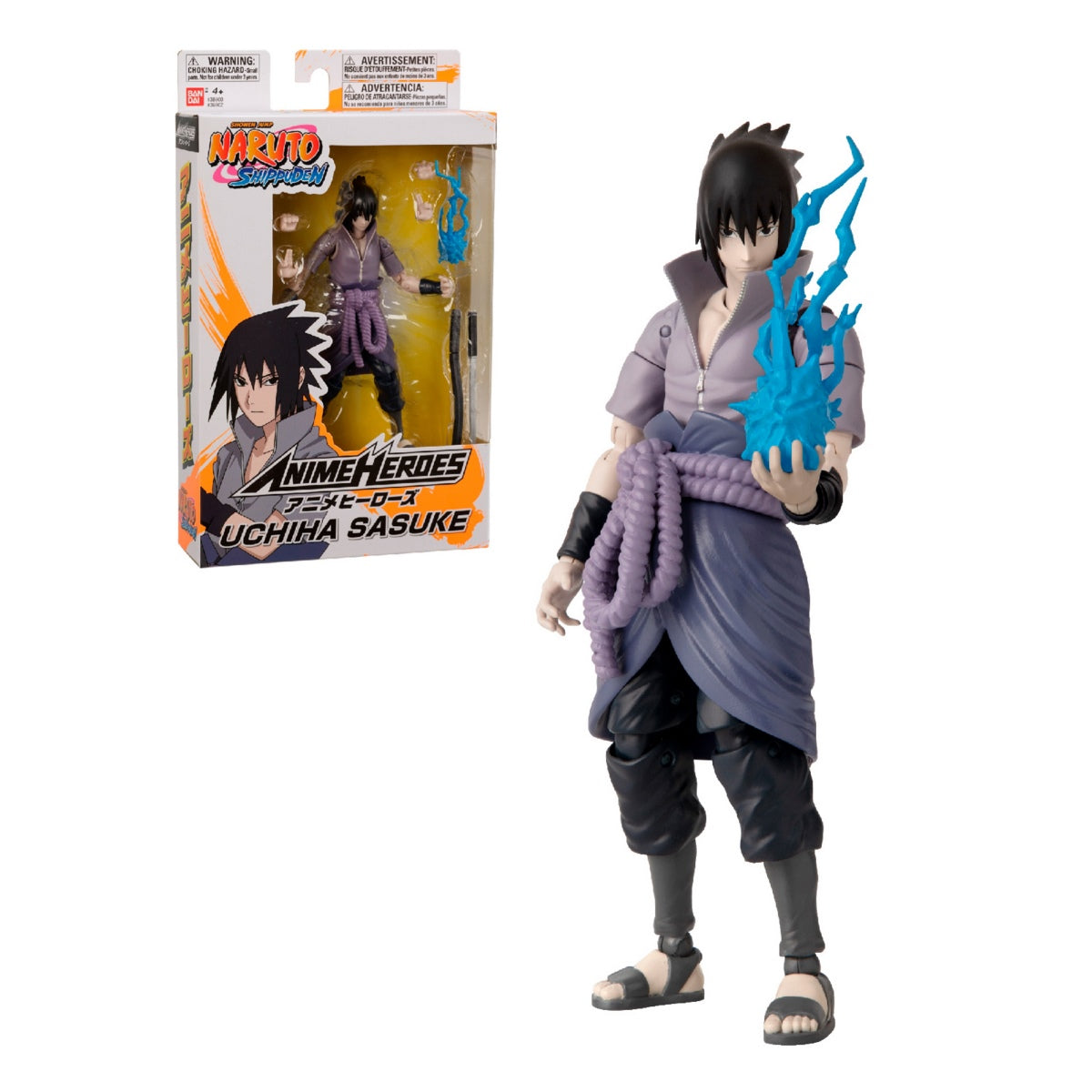 Figura 17 Cms Legendaria Anime Heroes Naruto De Bandai - Uchiha Sasuke