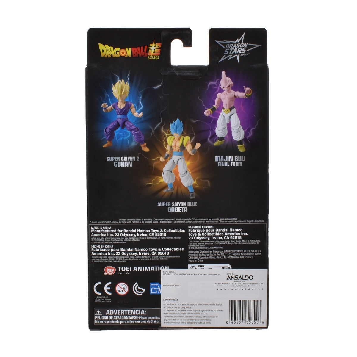 Figura 17 Cms Legendaria Dragon Ball Z De Bandai - Super Saiyan Blue Gogeta
