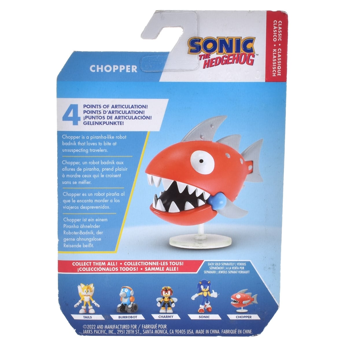 Figura Sonic 5 Cm - Classic Chopper