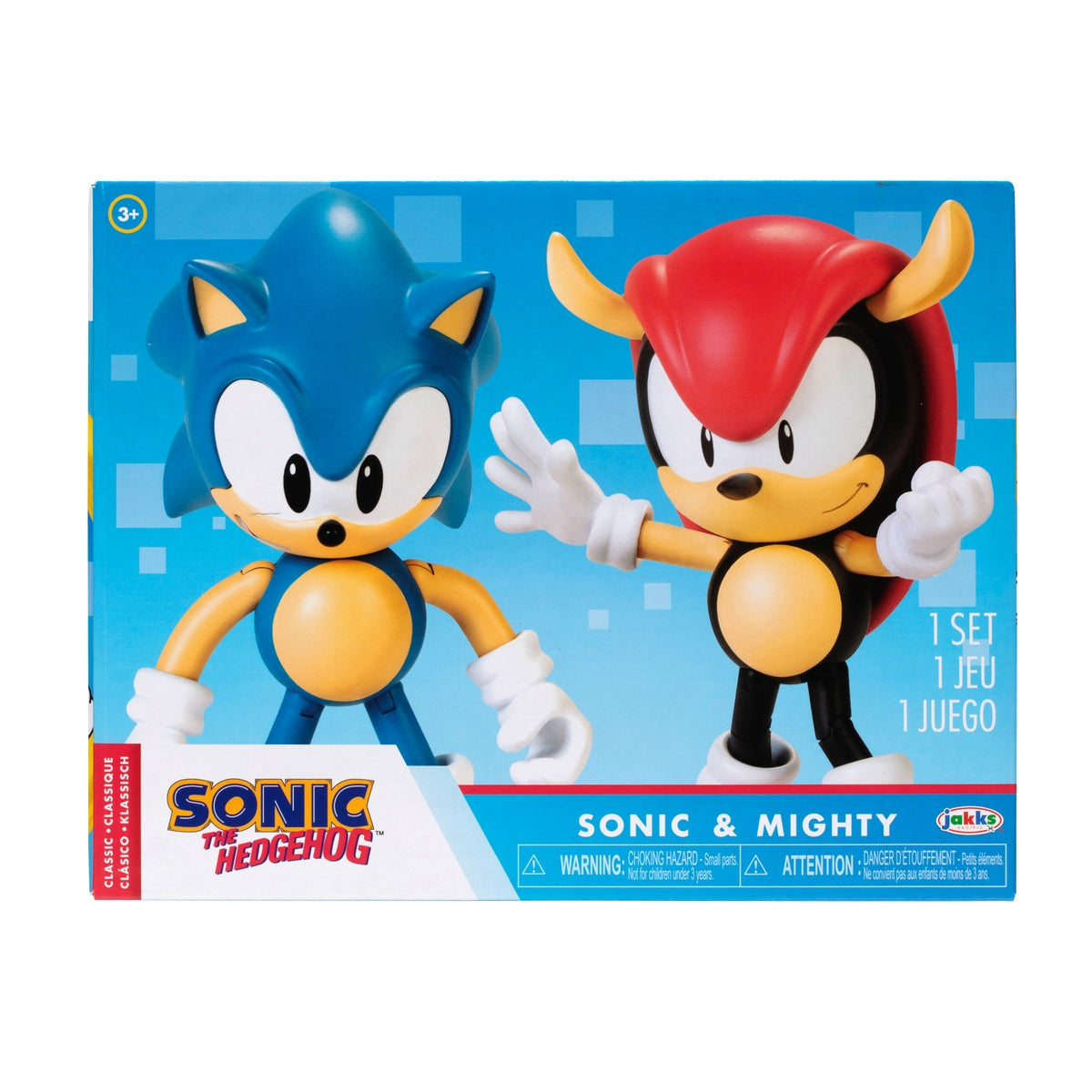 Pack 2 Figuras De 10 Cms - Sonic & Classic Mighty