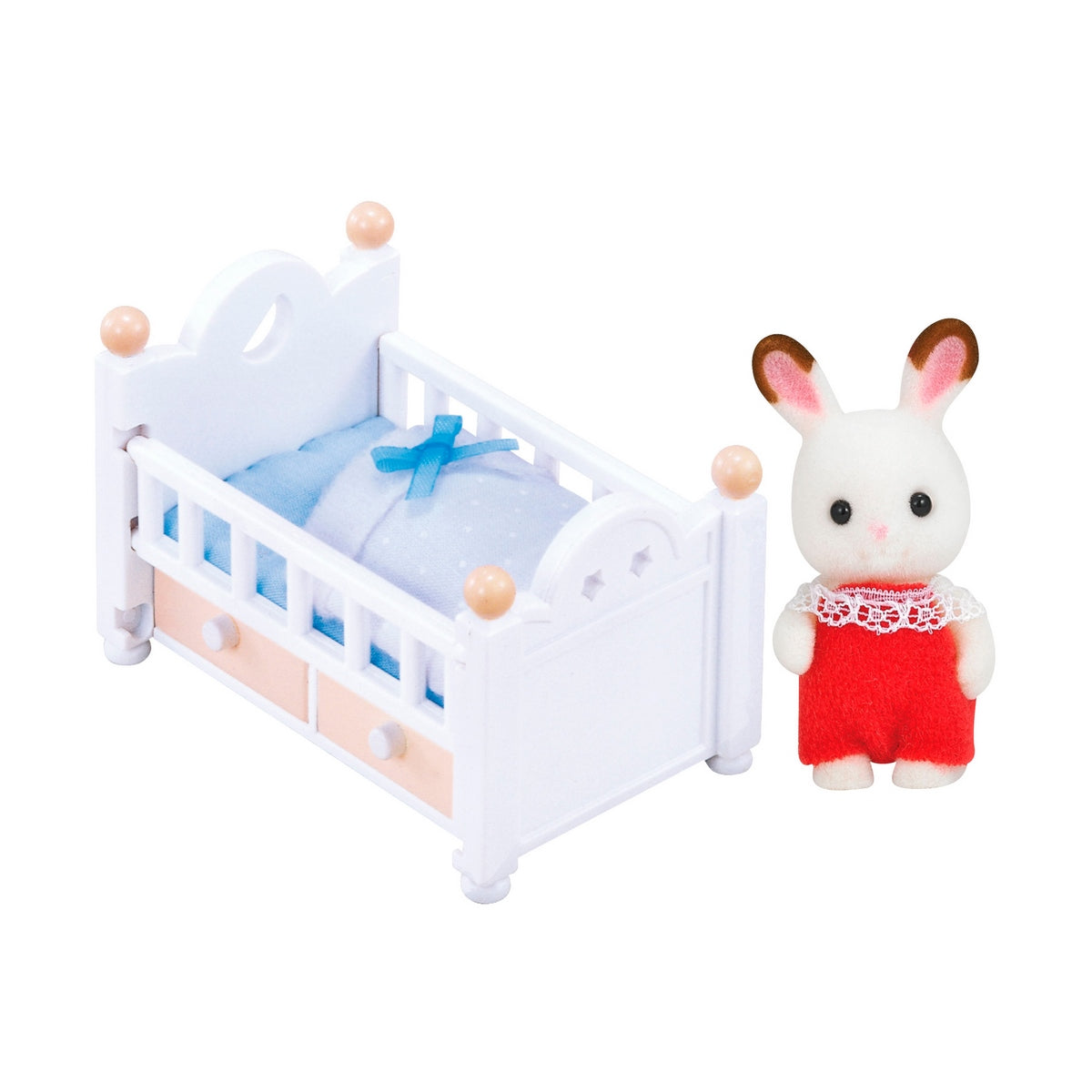 Set De Cuna Crema Conejo Chocolate  Sylvanian Families