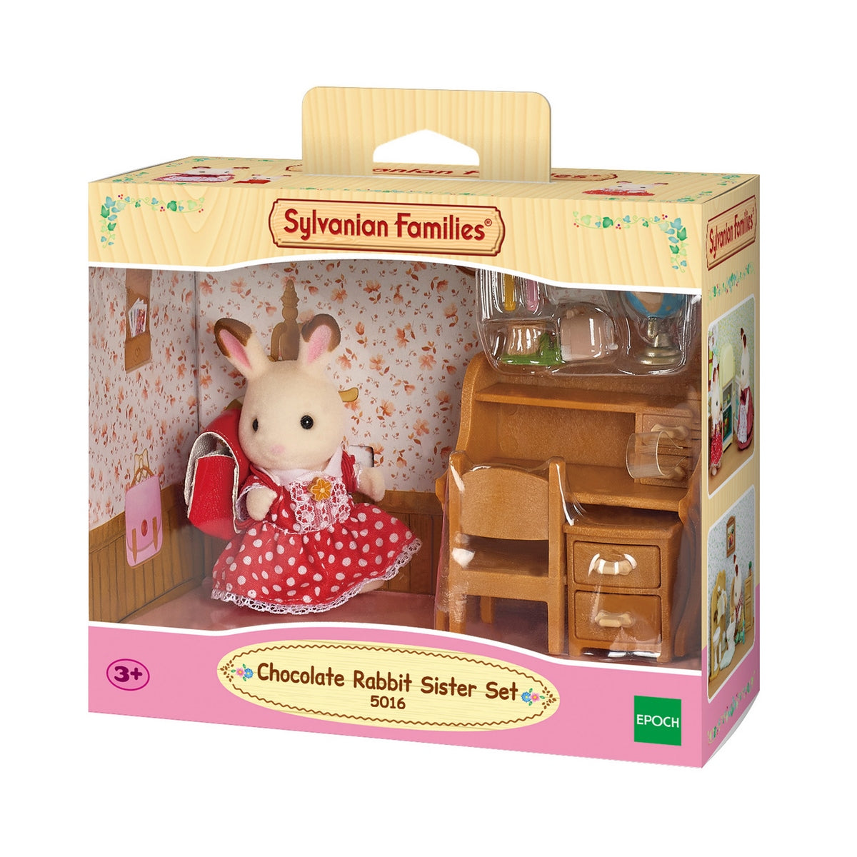 Set De Escritorio Freya Conejo Chocolate  Sylvanian Families