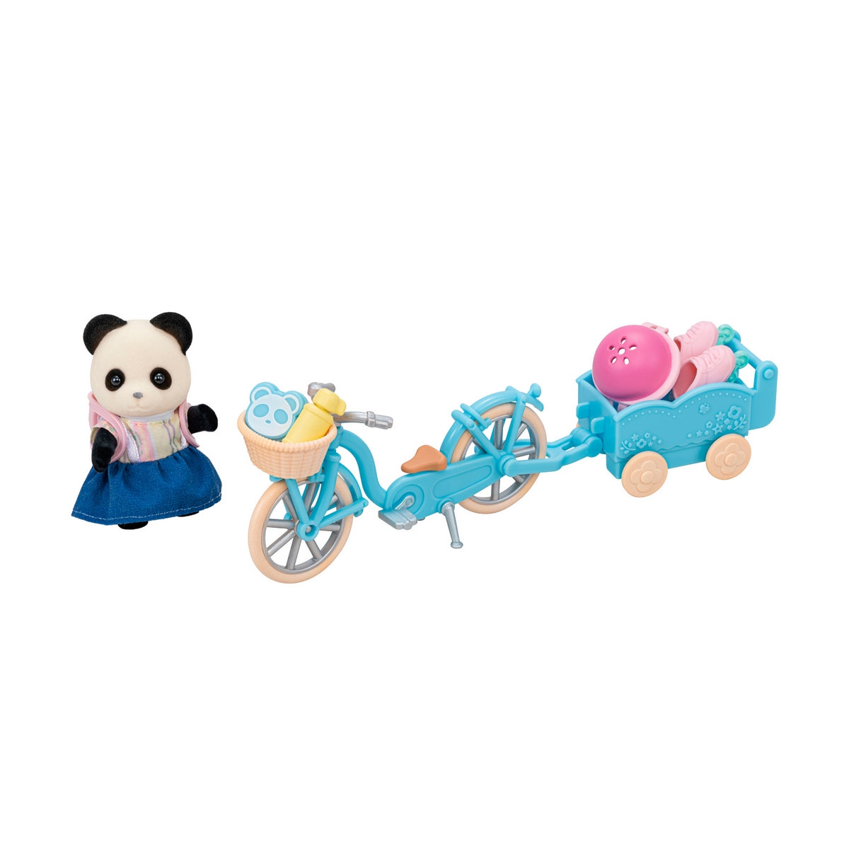 Set De Bicicleta Y Patines Rosalina Panda Pookie  Sylvanian Families