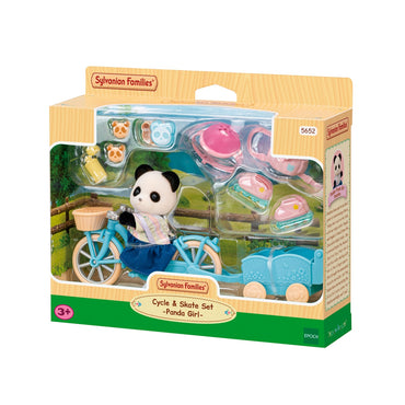 Set De Bicicleta Y Patines Rosalina Panda Pookie  Sylvanian Families