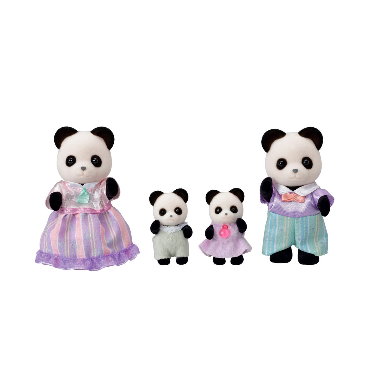 Familia Panda Pookie  Sylvanian Families