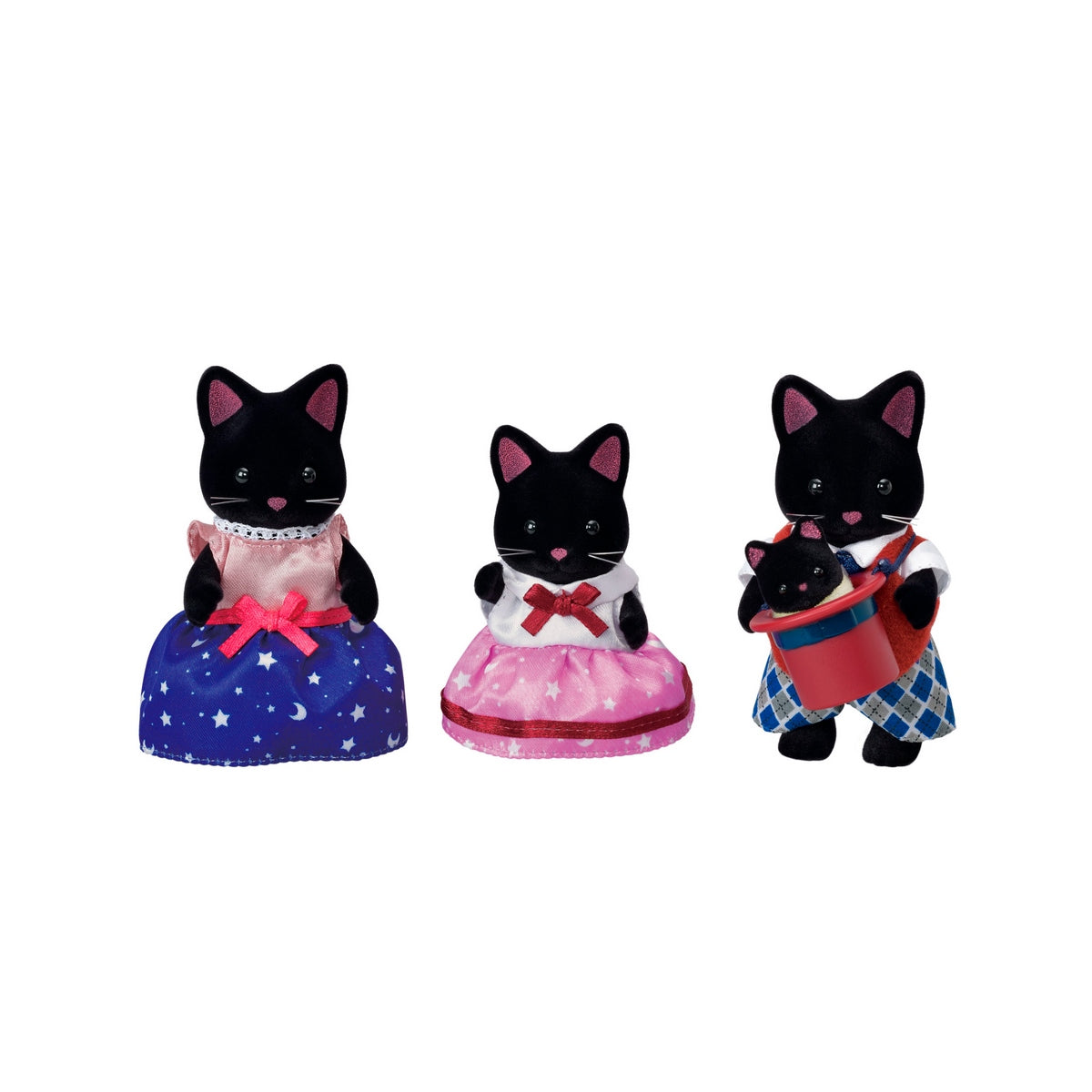 Familia Gatos Medianoche  Sylvanian Families