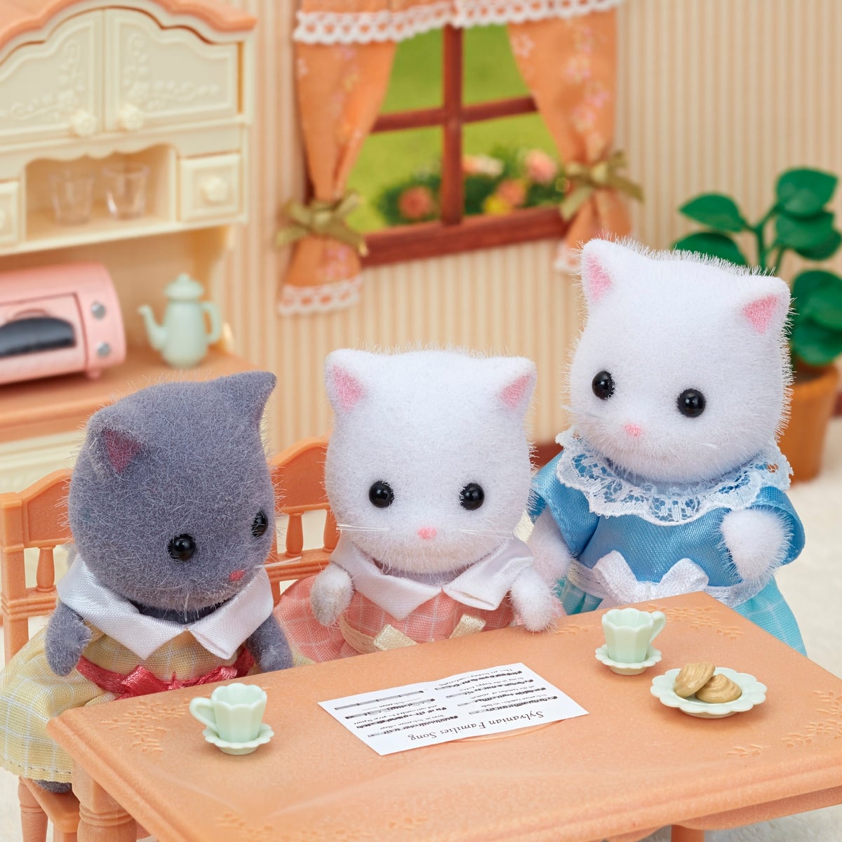 Familia Gato Persa Sylvanian Families