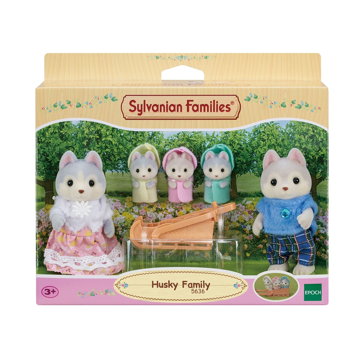 Familia Husky  Sylvanian Families