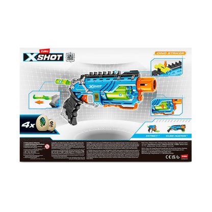 Lanza Dardos Dino Attack Dino Striker  Con 16 Dardos X-Shot