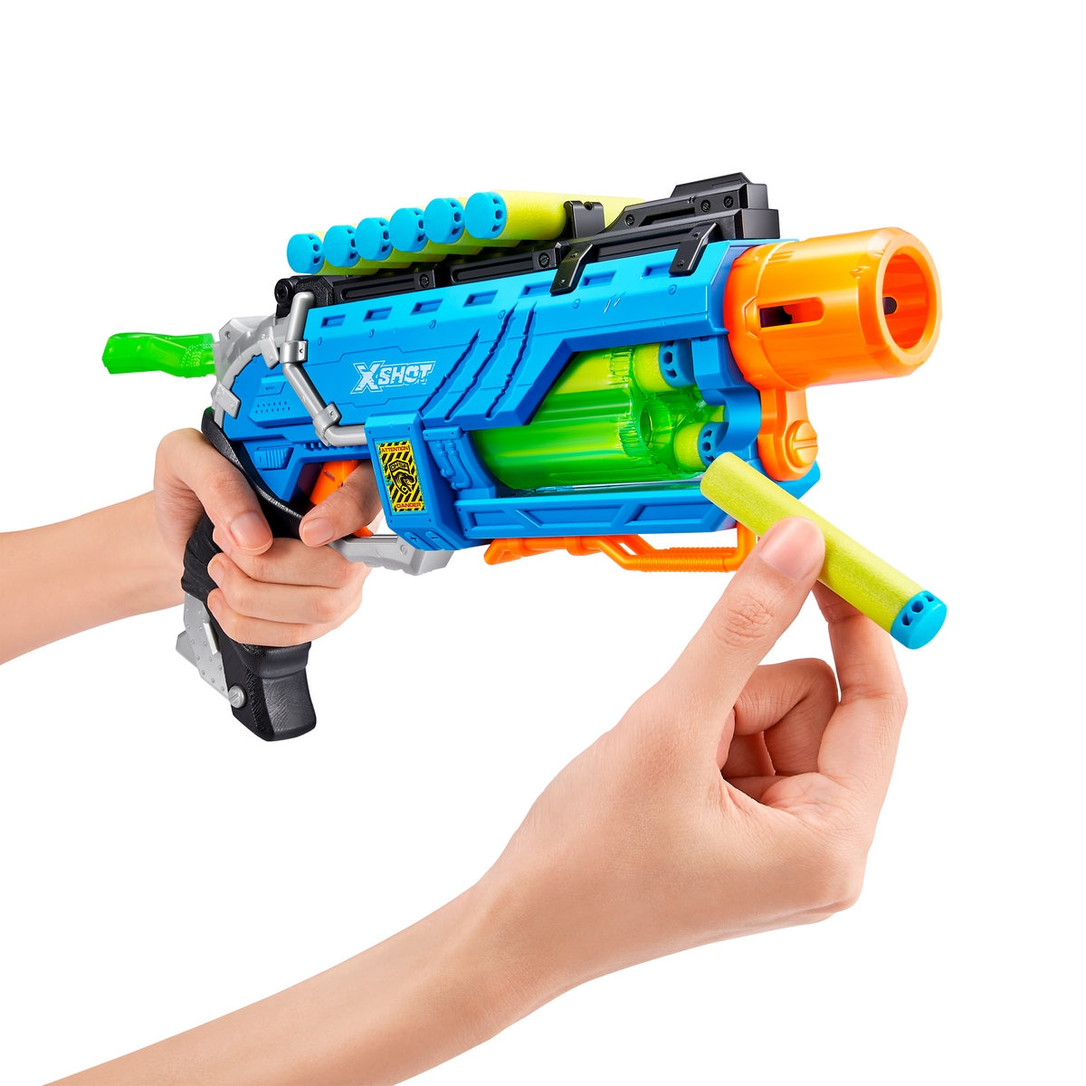 Lanza Dardos Dino Attack Dino Striker  Con 16 Dardos X-Shot