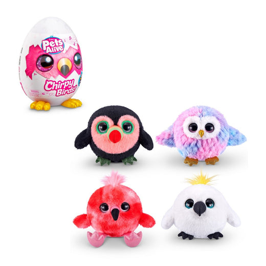 Peluche Pajaro Loco En Huevo Pets Alive Zuru
