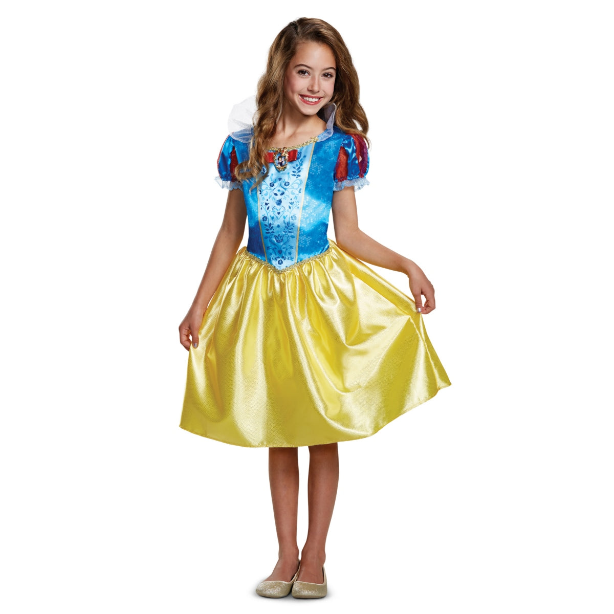 Disfraz Princesas Básico - Blanca Nieves Intek - Talla M (7-9)