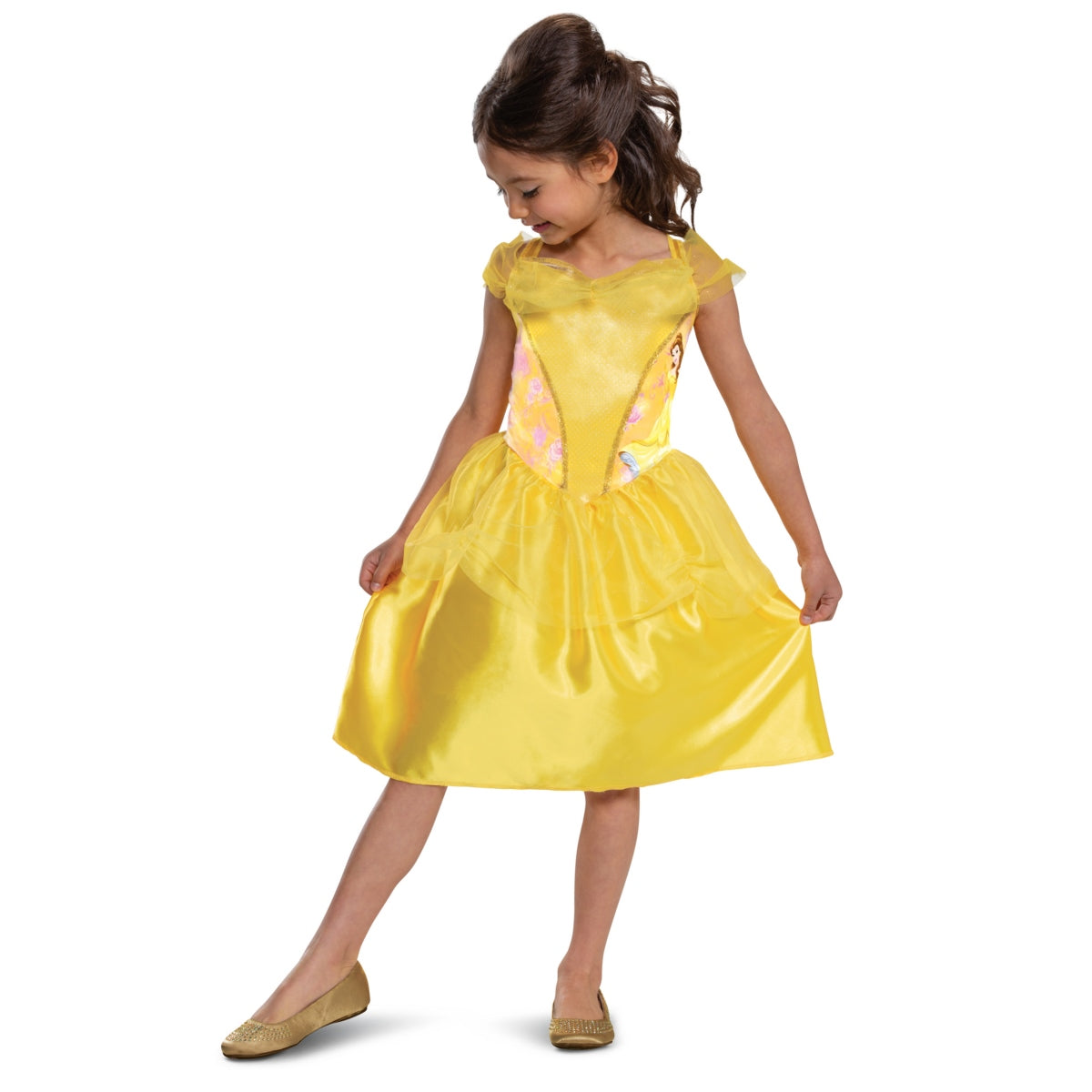 Disney Princesas Disfraz Bella - Talla S/P (4-6X)
