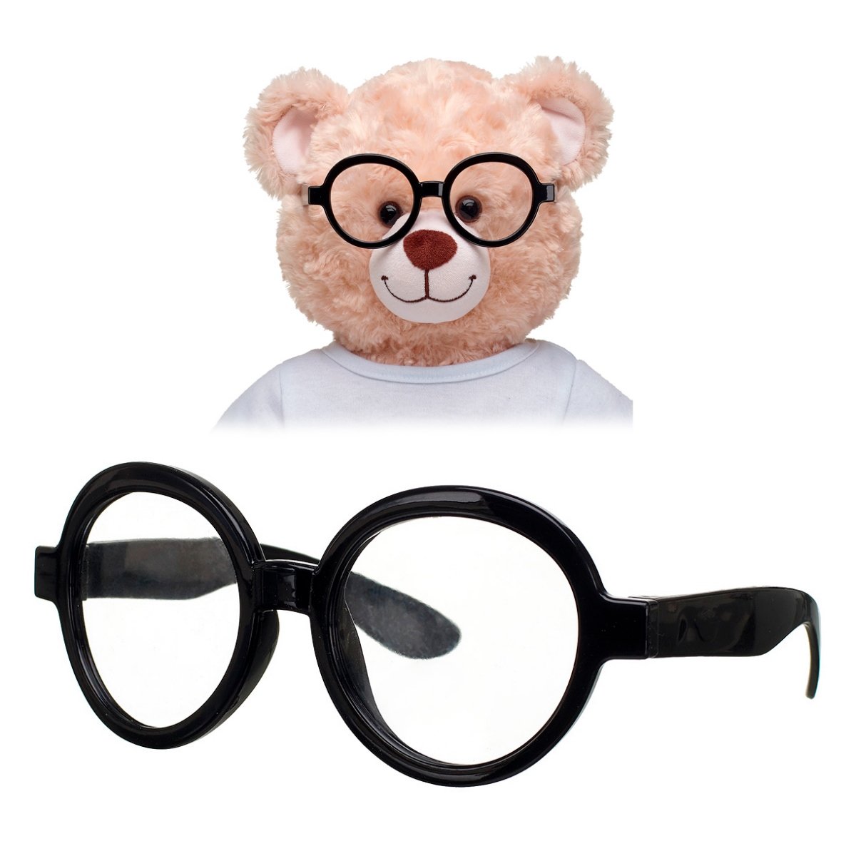 Anteojos Negros Redondos Build-A-Bear