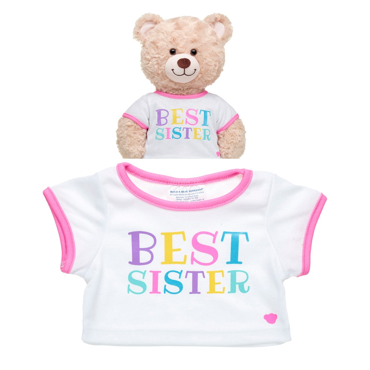 Polera Mejor Hermana Build-A-Bear
