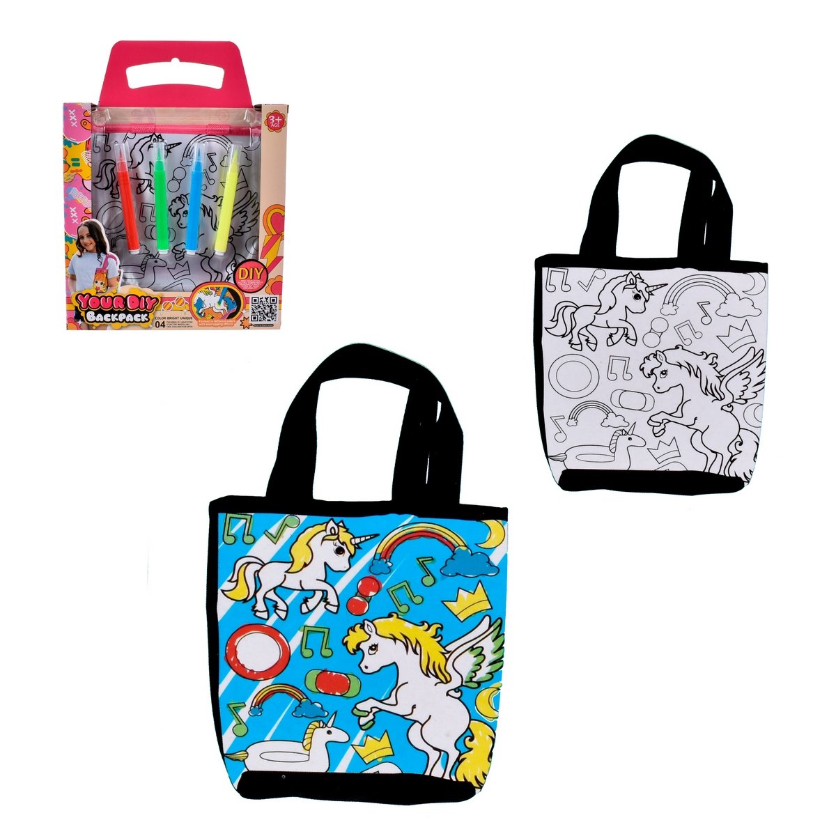 Cartera Unicornio Coloreable