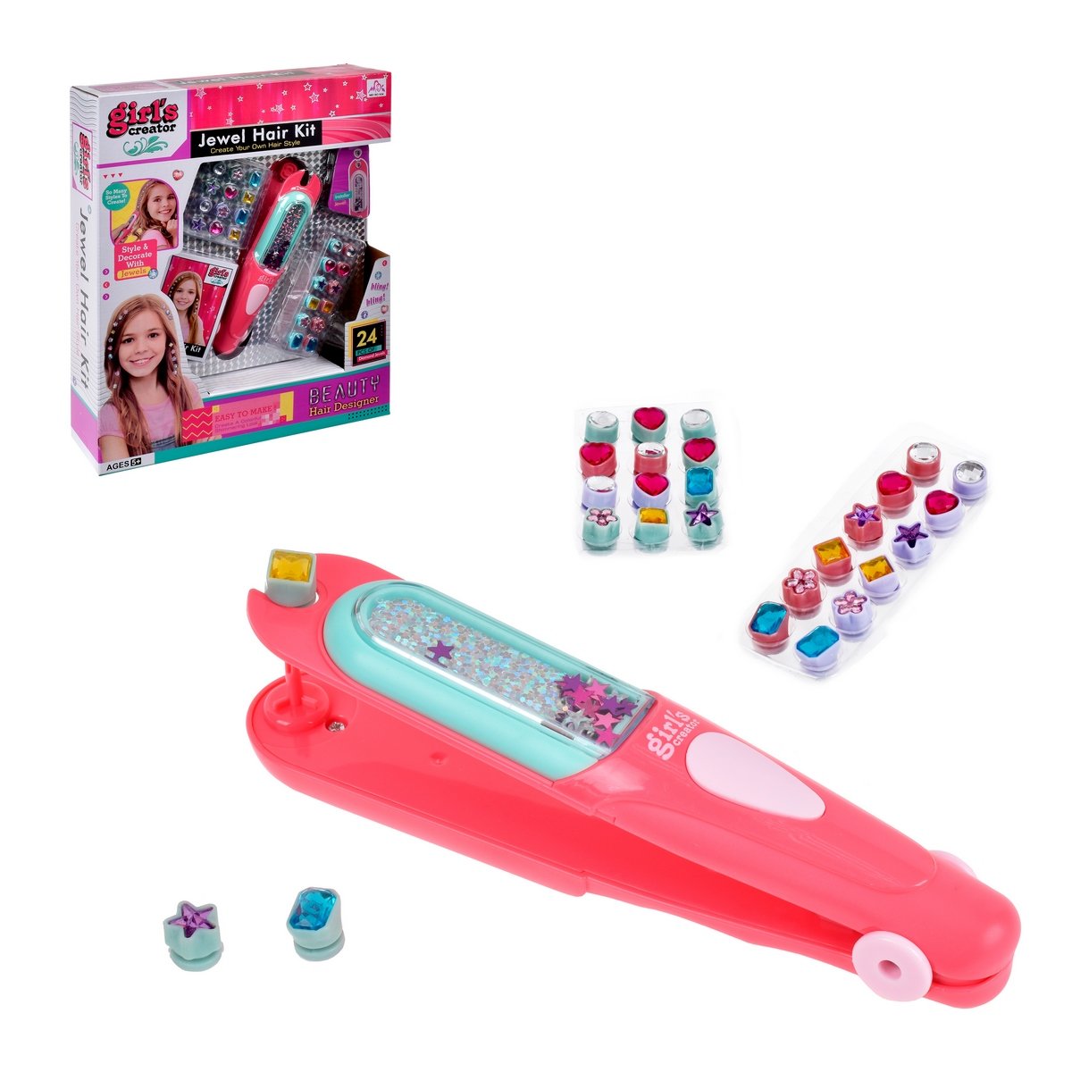 Máquina Para Poner Joyas En El Pelo Con Aplicador