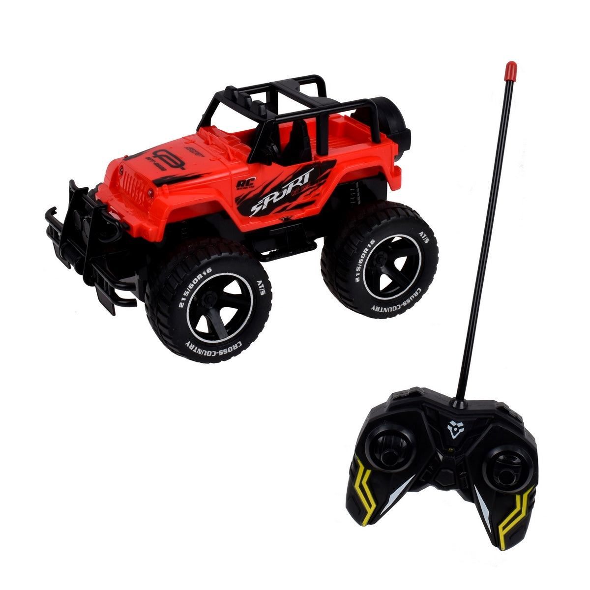 Jeep Radio Controlado 20 Cm Con Pack Pilas Recargables Categoría: Vehículos Tipo producto:  Coches de control remoto