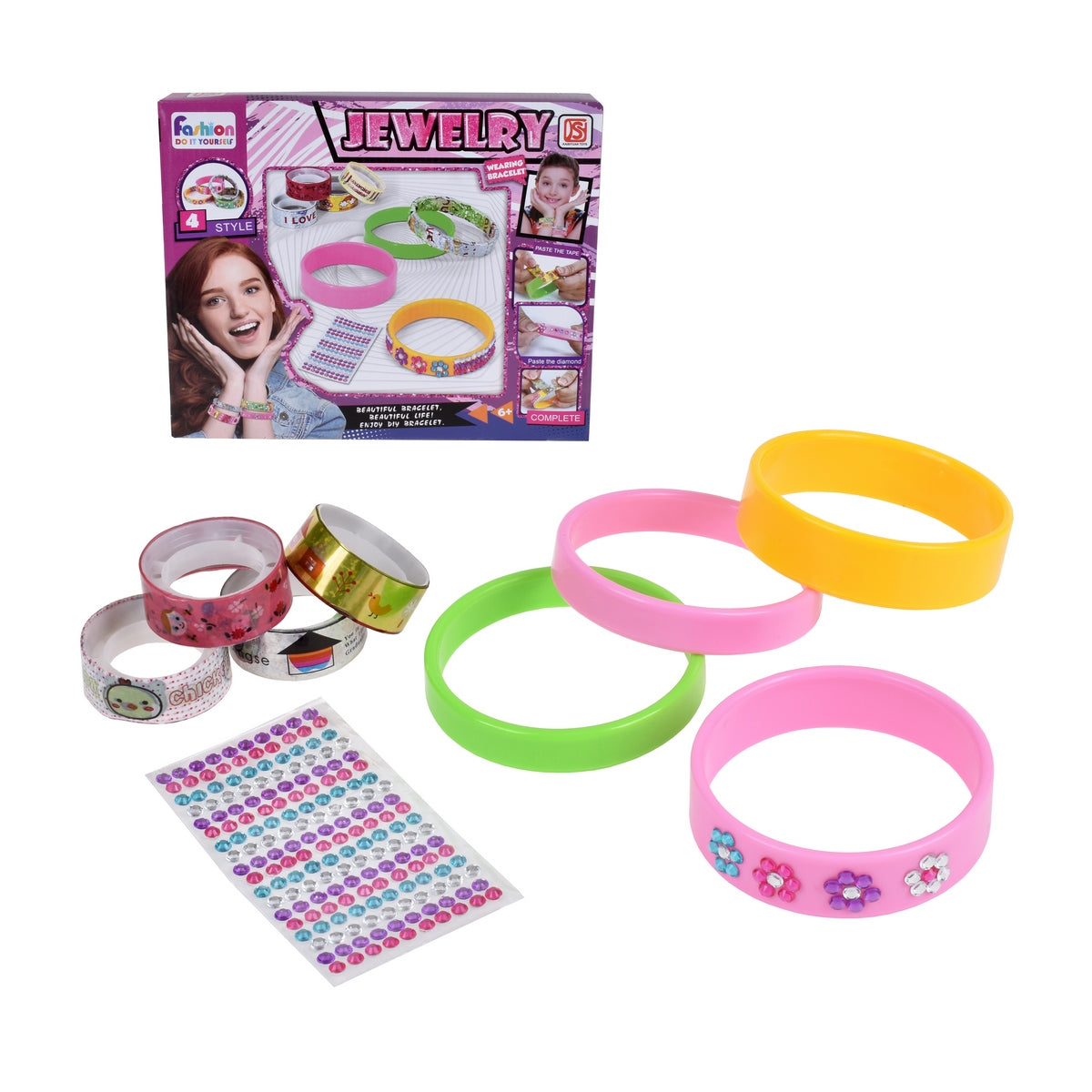Kit Para Personalizar 4 Pulseras