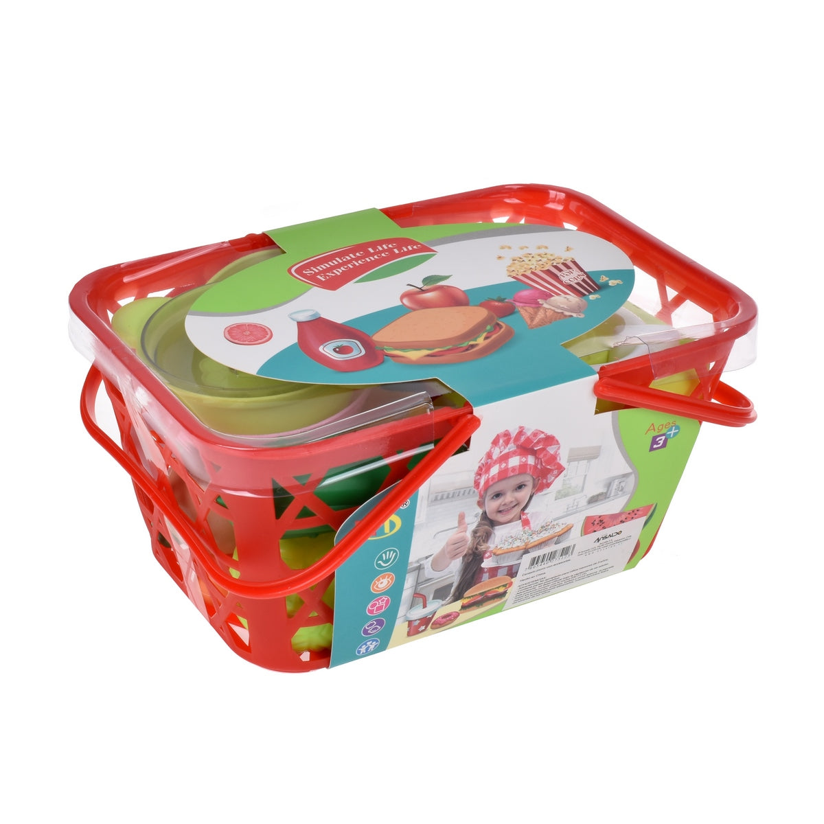 Canasto Picnic Con Accesorios