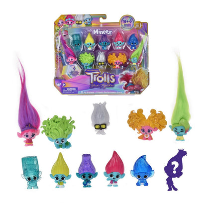 Pack 10 Mini Figuras Trolls (Fig. 4 Cm)