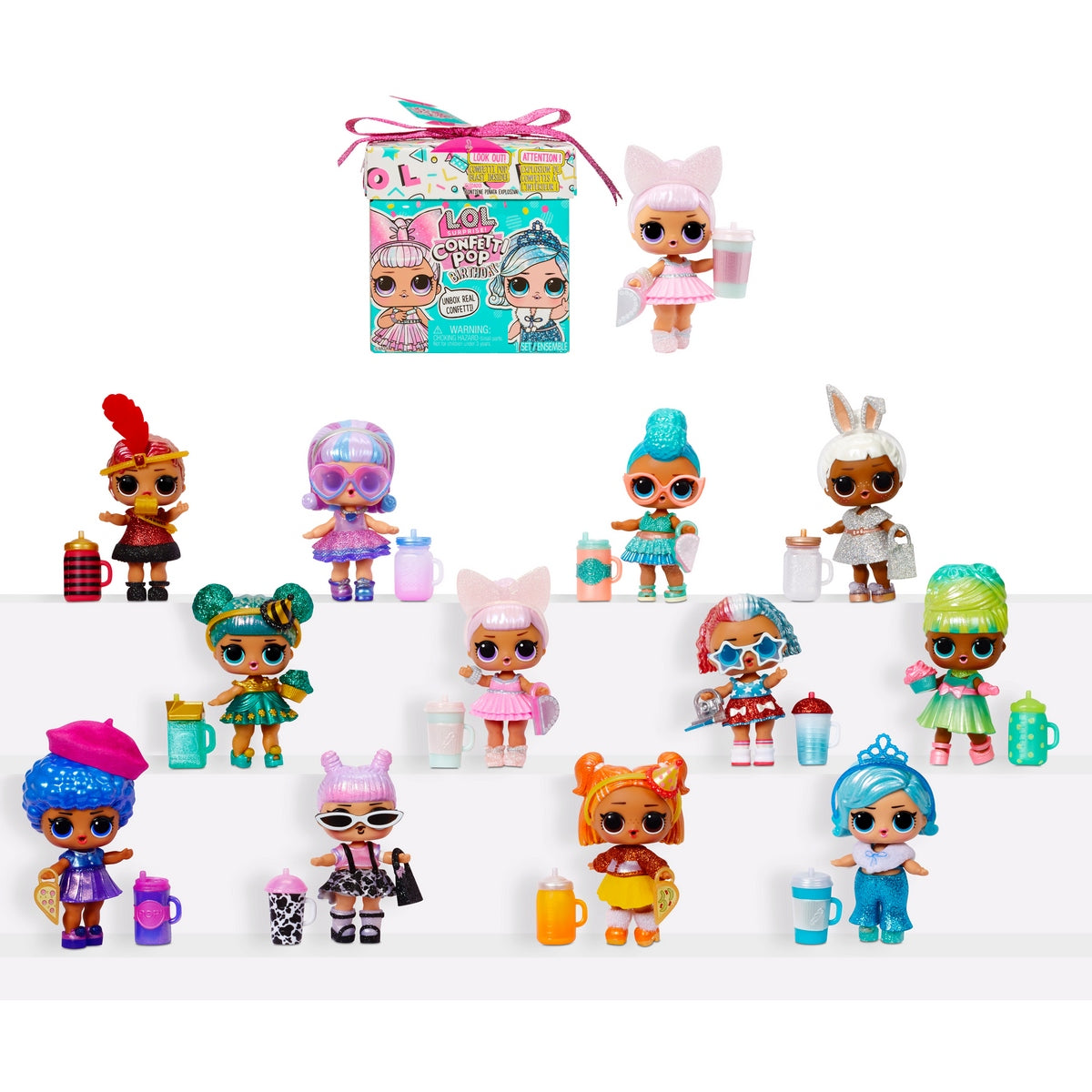 Muñeca Lol Sorpresa Regalo Con Confetti 8 Cms Con Sorpresas Surtidas