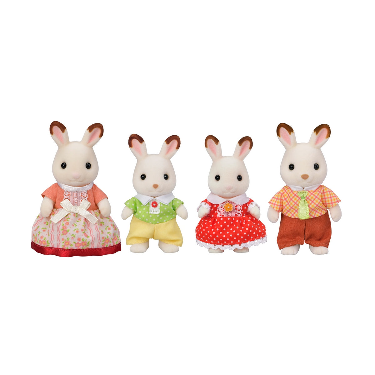 Familia Conejo Chocolate  Sylvanian Families