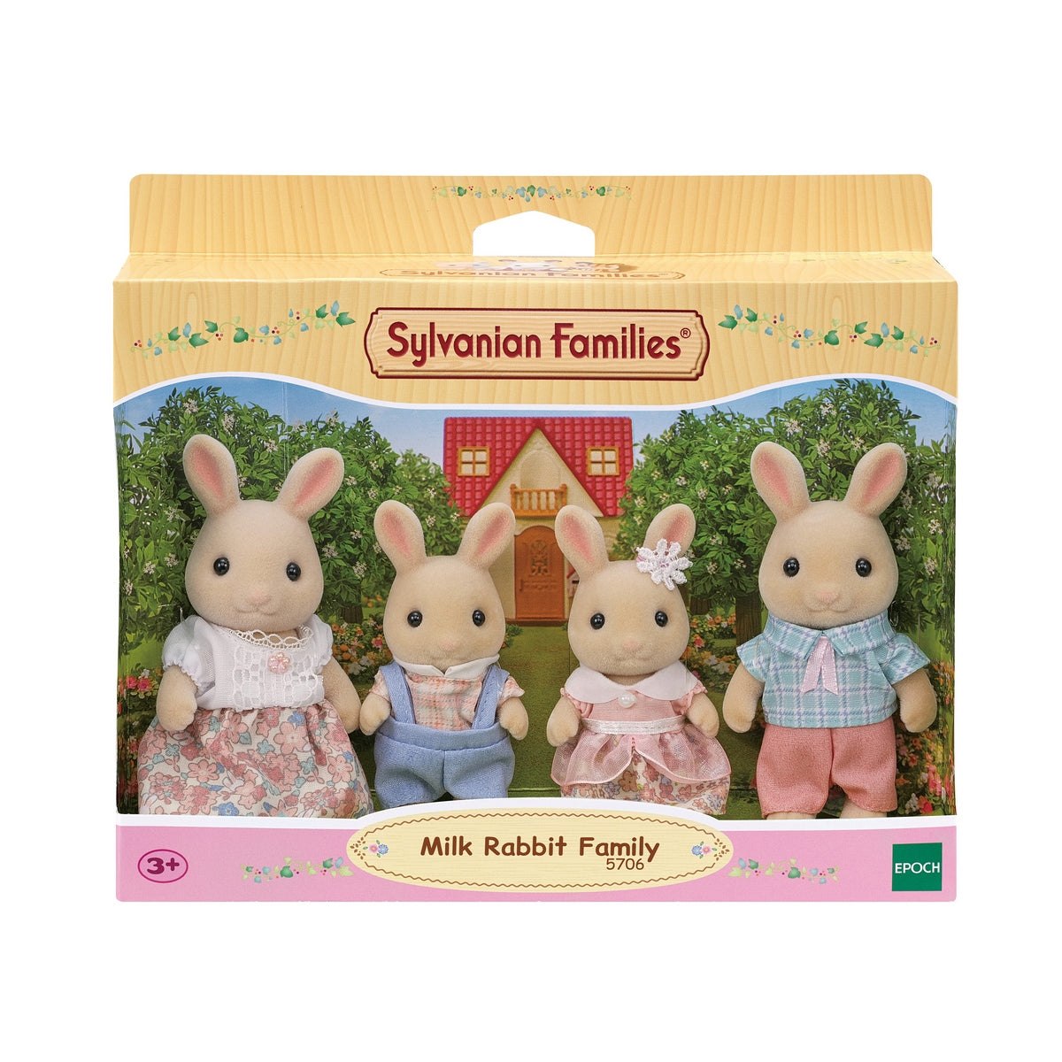 Familia Conejo De Leche Sylvanian Families