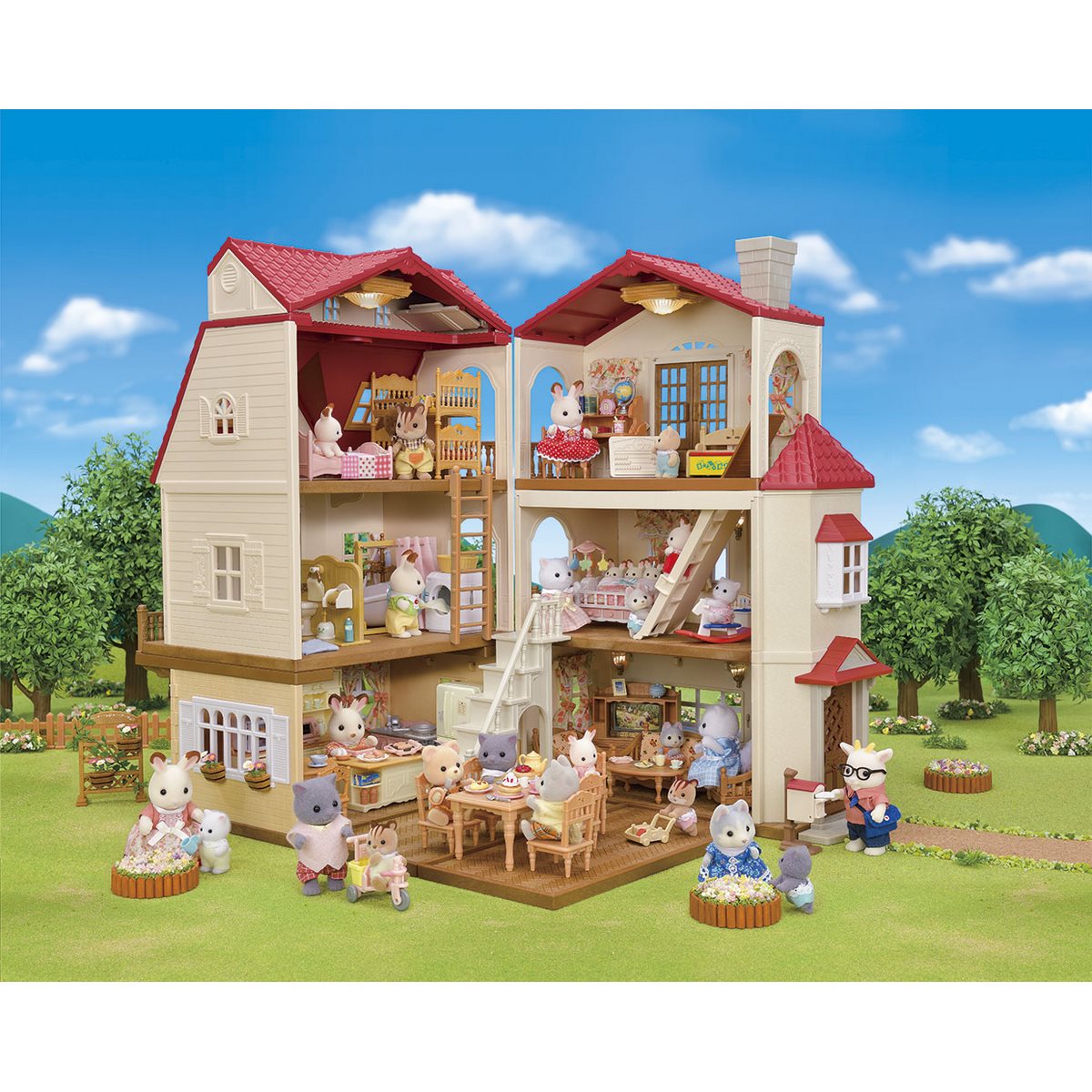 Casa Con Luces El Ático Secreto  Sylvanian Families