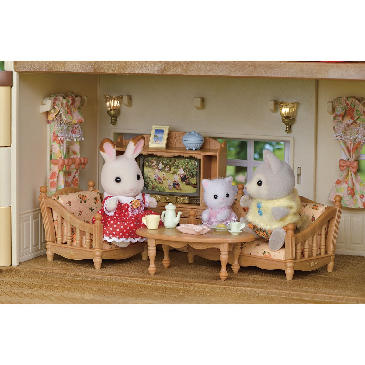 Casa Con Luces El Ático Secreto  Sylvanian Families