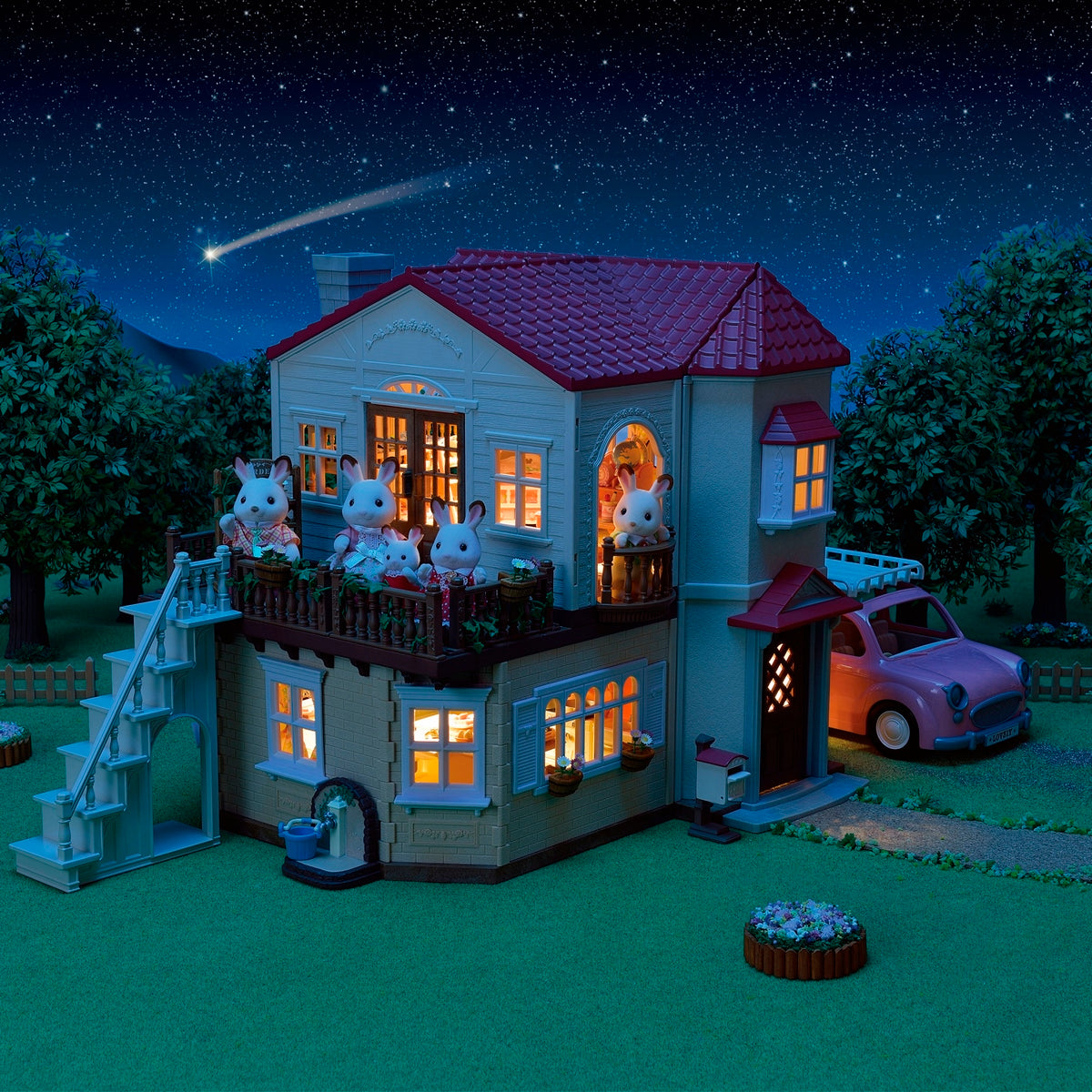 Casa Con Luces El Ático Secreto  Sylvanian Families