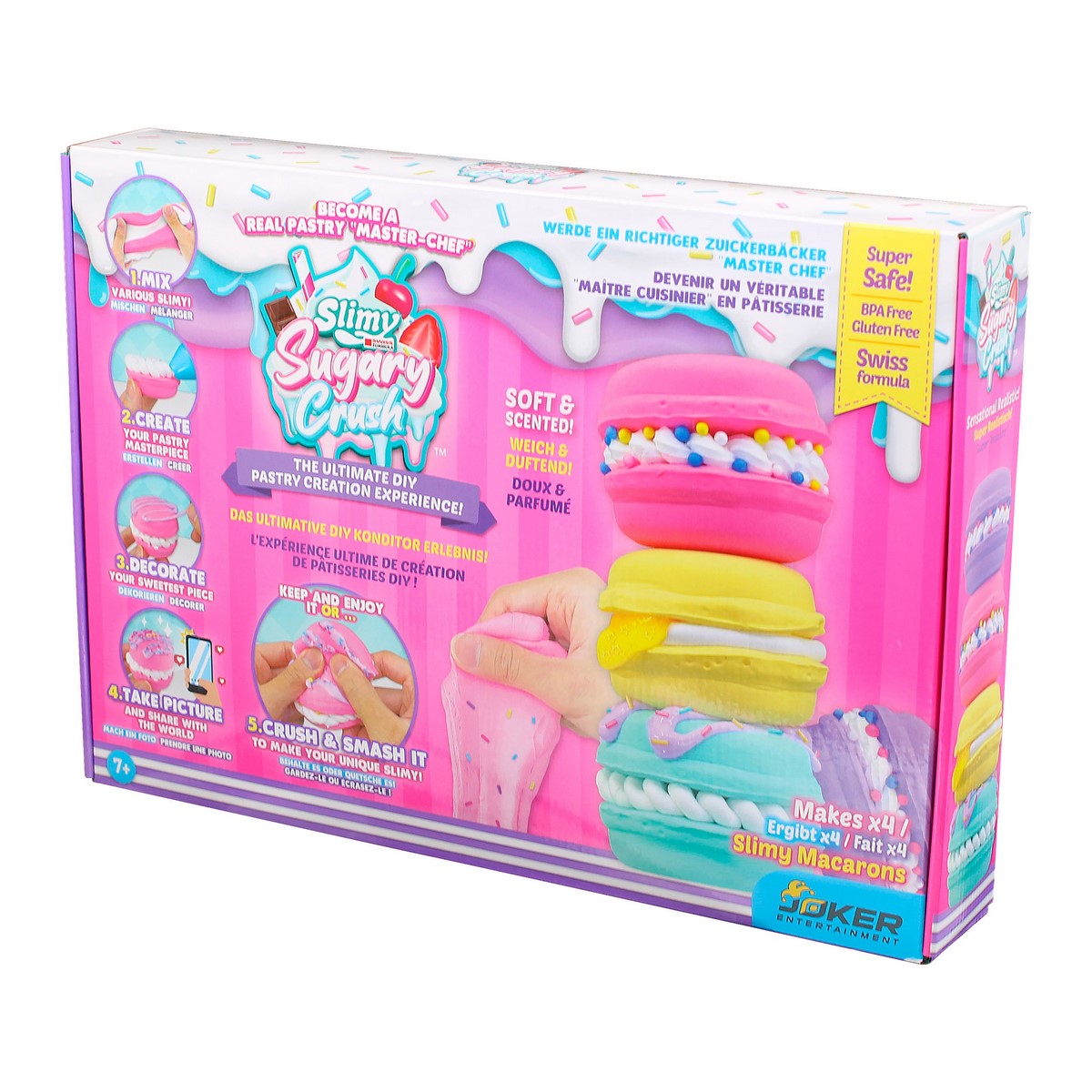 Set De Creaciones Slime Formula Original Slimy - Macarones