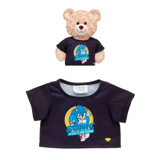 Polera Sonic Negra Build-A-Bear