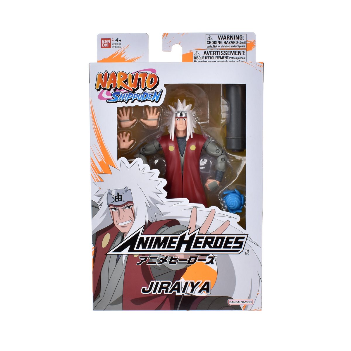 Figura 17 Cms Legendaria Anime Heroes Naruto De Bandai - Jiraiya
